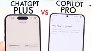 Comparison of ChatGPT Plus and Copilot Pro AI tools for productivity