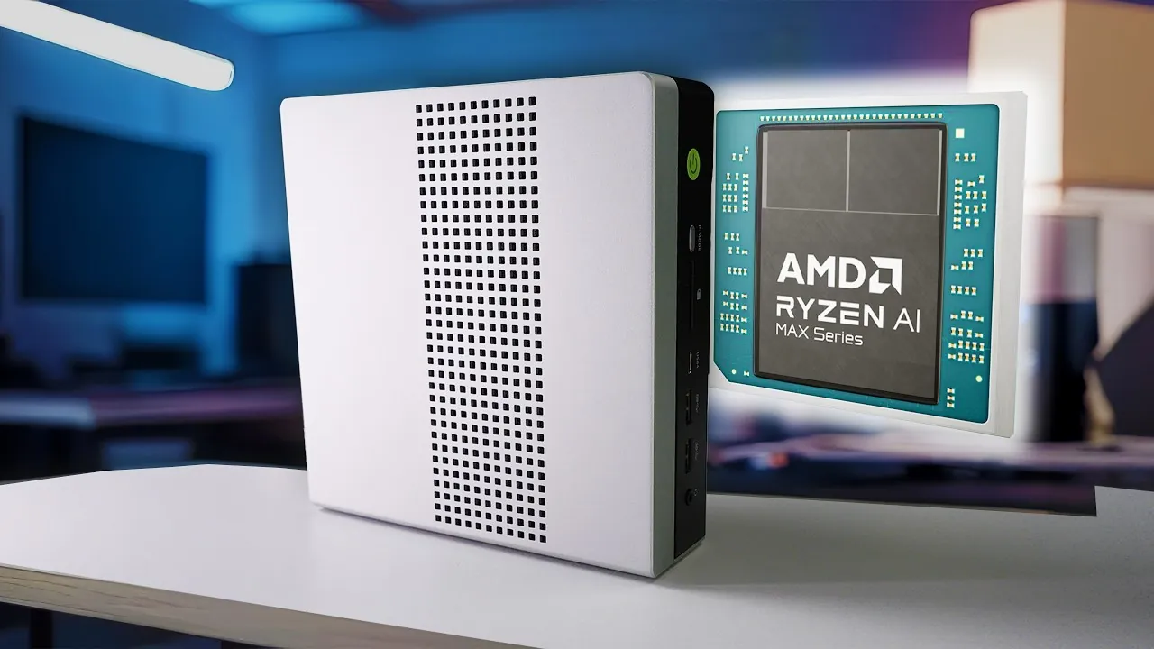 Compact and powerful 128GB LLM Mini AI system in action