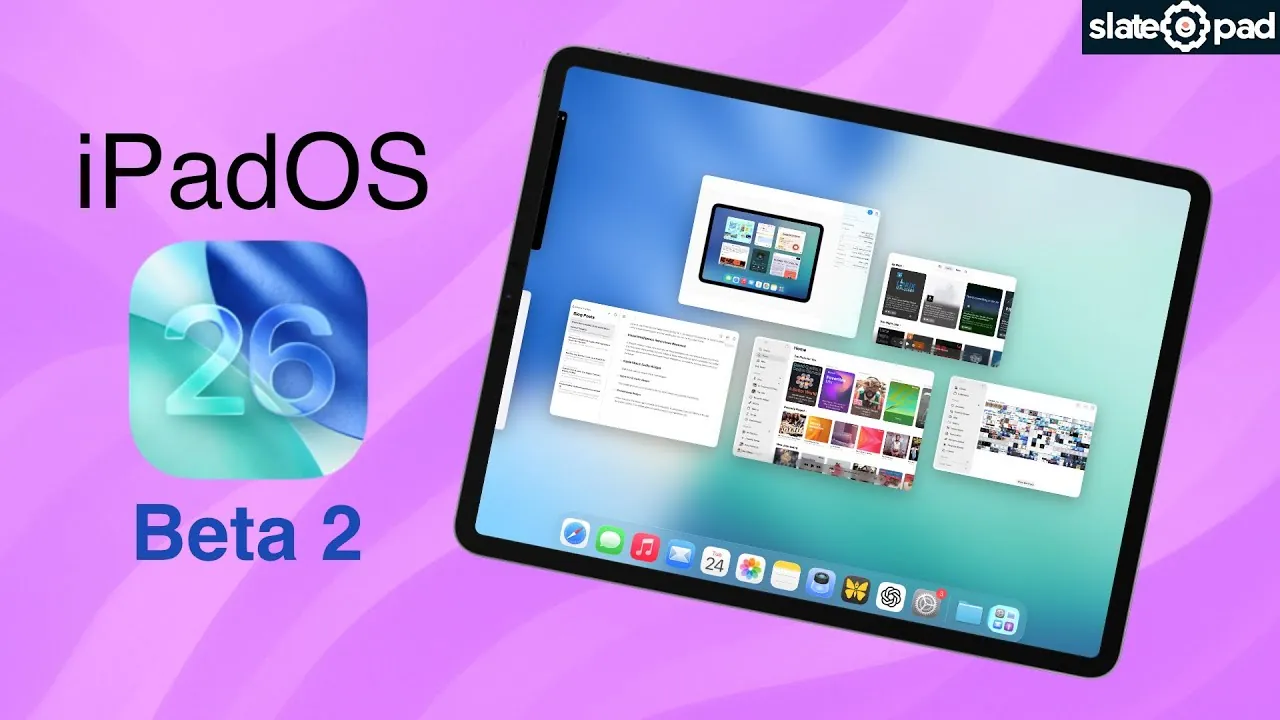 Control Center updates in iPadOS 26 Beta 2 with reduced translucency