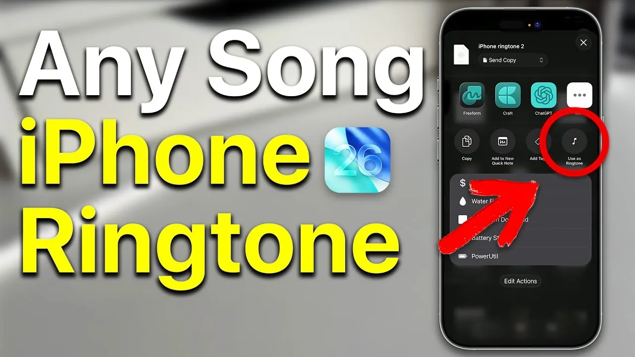 Step-by-step guide to making a song your iPhone ringtone on iOS 26