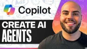 Custom AI agent built using Microsoft Copilot for personalized workflows