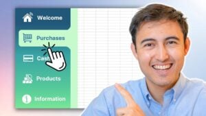 Custom sidebar in Excel for easier navigation
