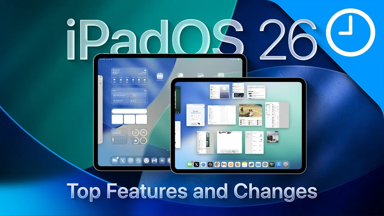 Customizable home screen and widgets in iPadOS 26 for personalization