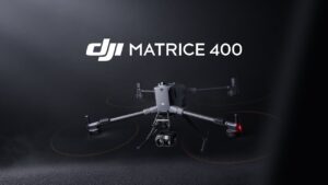 The DJI Matrice 400 drone showcasing its professional-grade design