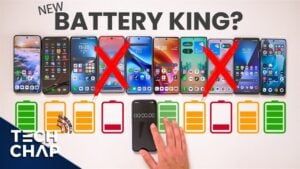 Galaxy S25 Edge and iPhone 16 Pro Max battery test comparison results