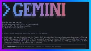 Gemini CLI coding assistant by Google offering real-time insights