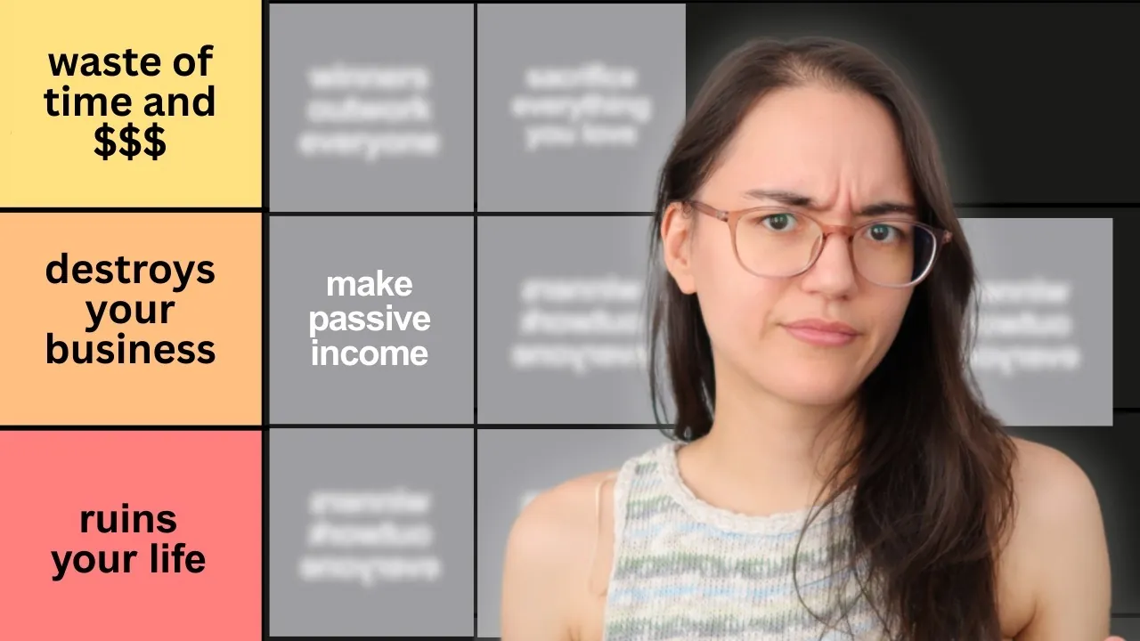 Illustration of passive income myths misleading new entrepreneurs