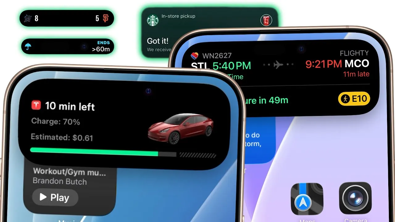 How Dynamic Island improves productivity with real-time updates