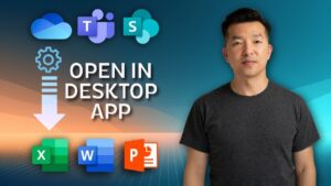 Guide to opening Microsoft Office files in desktop apps instead of the browser