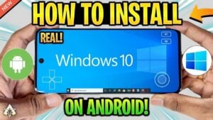Installing Windows 10 on an Android device in 2025 step-by-step