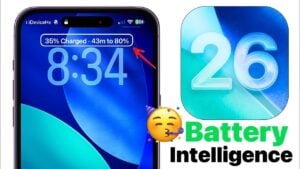 iOS 26 battery intelligence features for optimized performance