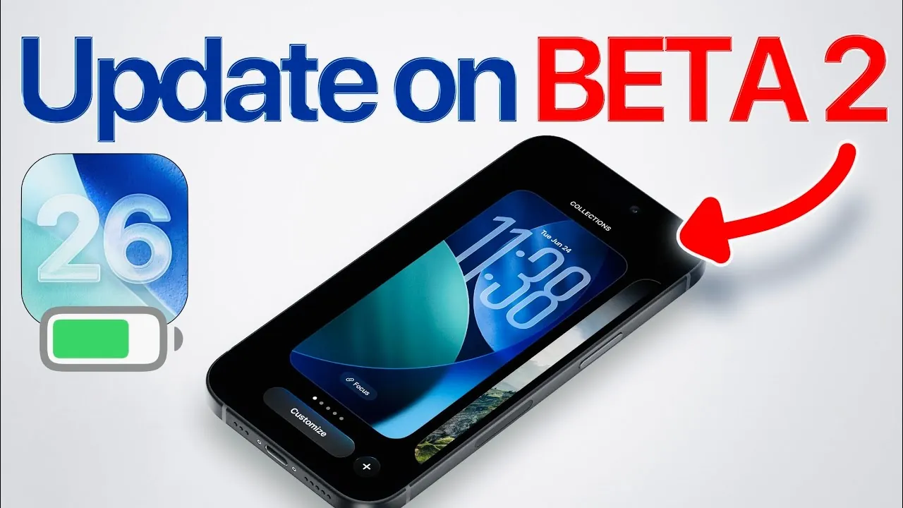 Lock screen customization updates in iOS 26 beta 2