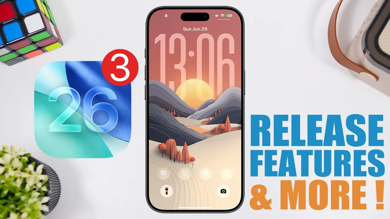 New widgets and customization features in iOS 26 Beta 3 update