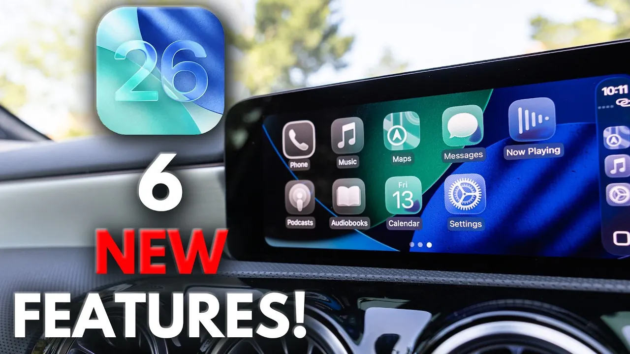 Seamless vehicle integration with iOS 26 CarPlay features