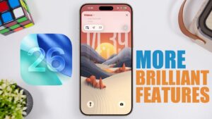 iOS 26 liquid glass interface showcasing sleek and modern design
