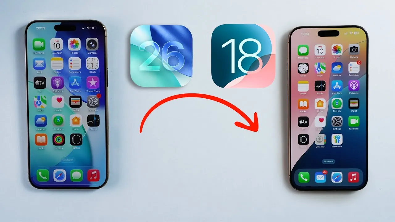 Detailed instructions for downgrading iOS 26 to iOS 18