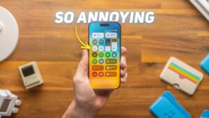 Limited customization options on iOS compared to Android