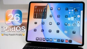 iPadOS 26 Beta showcasing new multitasking and customization features