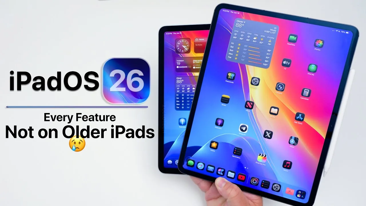 Multitasking improvements in iPadOS 26 with multiple app windows open