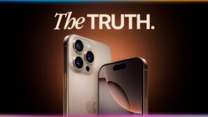 iPhone 16 Pro Max showcasing its titanium frame and sleek design