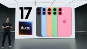iPhone 17 featuring the powerful A18 chipset for enhanced performance