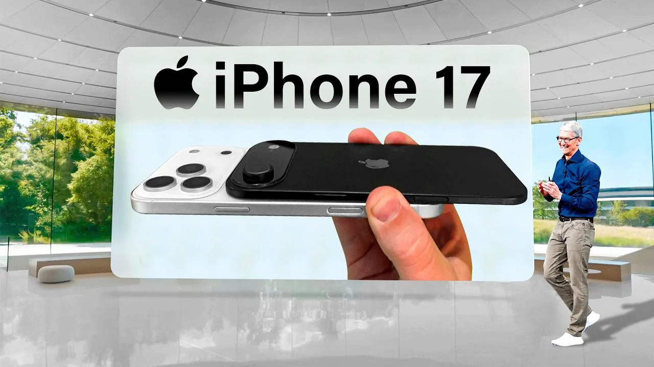 iPhone 17 Air highlighting its lightweight and compact build