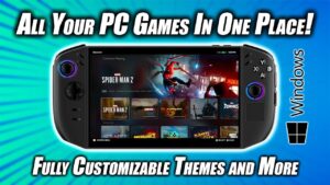 LaunchBox interface showcasing an organized PC game library
