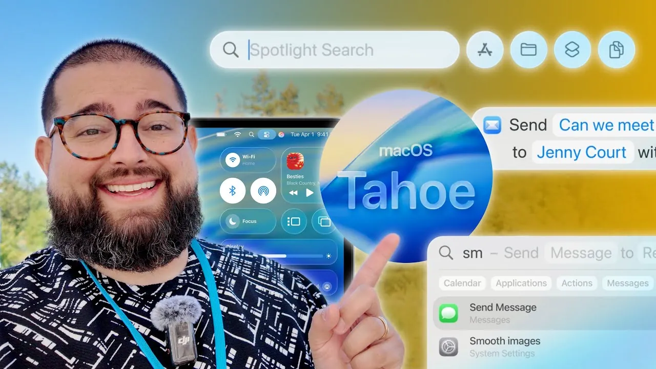 Customizable Control Center layout in macOS 26 for better accessibility