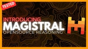 Magistral AI model showcasing advanced reasoning capabilities
