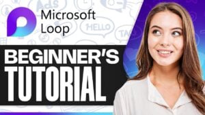 Microsoft Loop interface showcasing team collaboration features