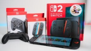 Unboxing the Nintendo Switch 2 with redesigned Joy-Con controllers and eco-friendly packaging