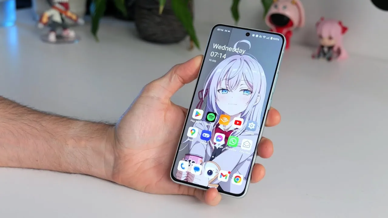 Close-up of the OnePlus Nord 5's 6.7-inch OLED display with 144Hz refresh rate