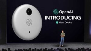OpenAI IO device enabling seamless human-AI interaction