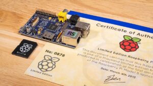 Original Raspberry Pi being used in modern tech projects in 2025