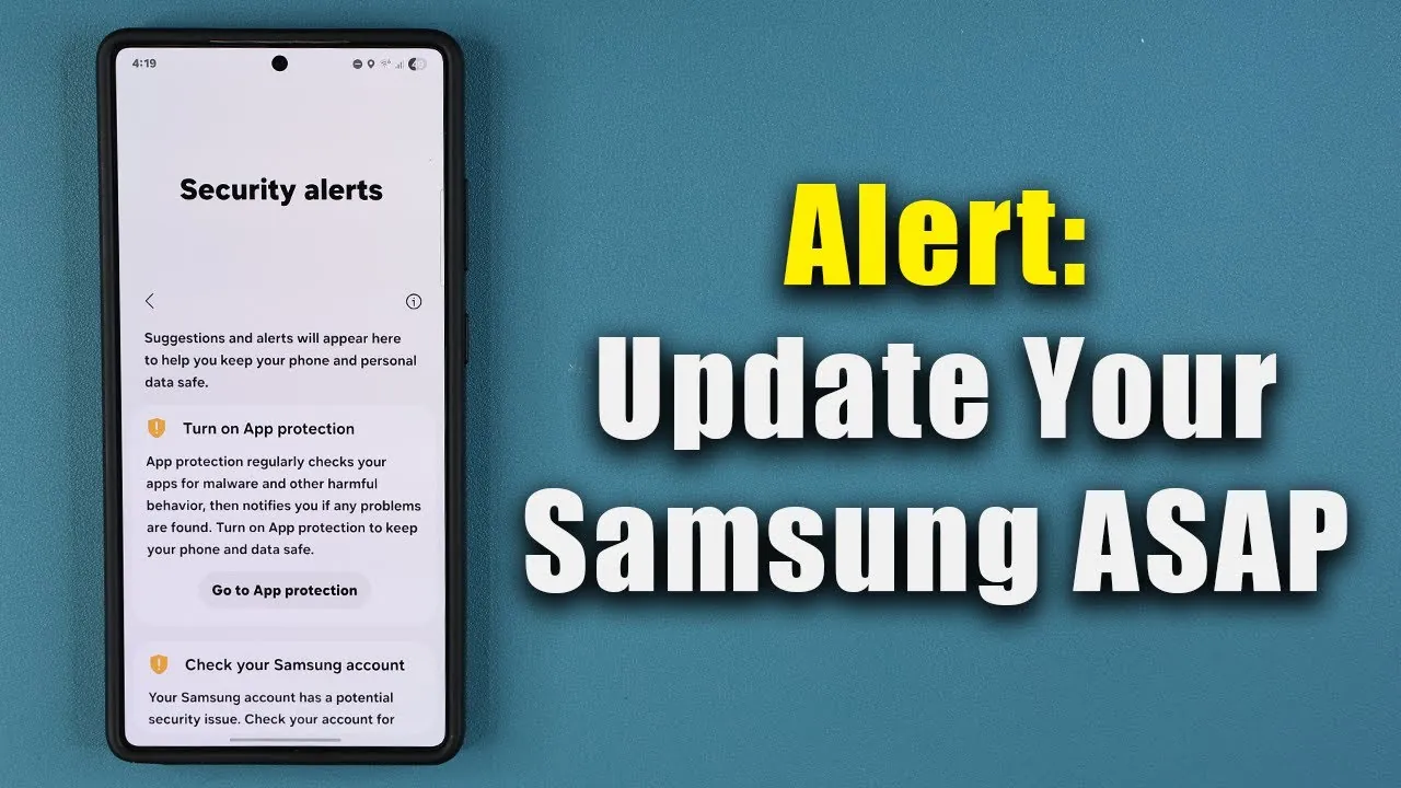 Steps to install the latest Samsung security patch for enhanced protection