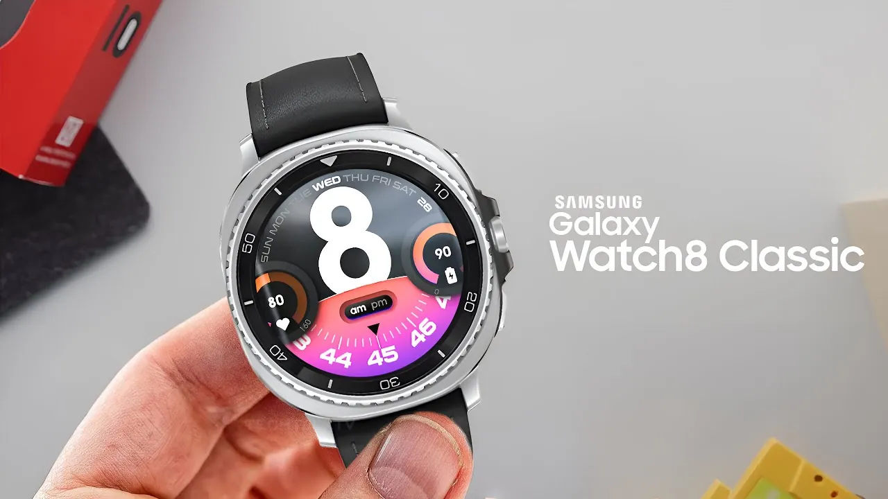 Detailed render of Samsung Galaxy Watch 8 series with new features