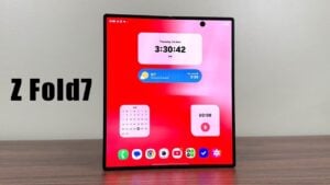 Samsung Galaxy Z Fold 7 showcasing its larger outer display