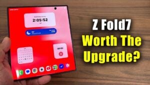 Samsung Galaxy Z Fold 7 showcasing its upgraded 8.2-inch inner display