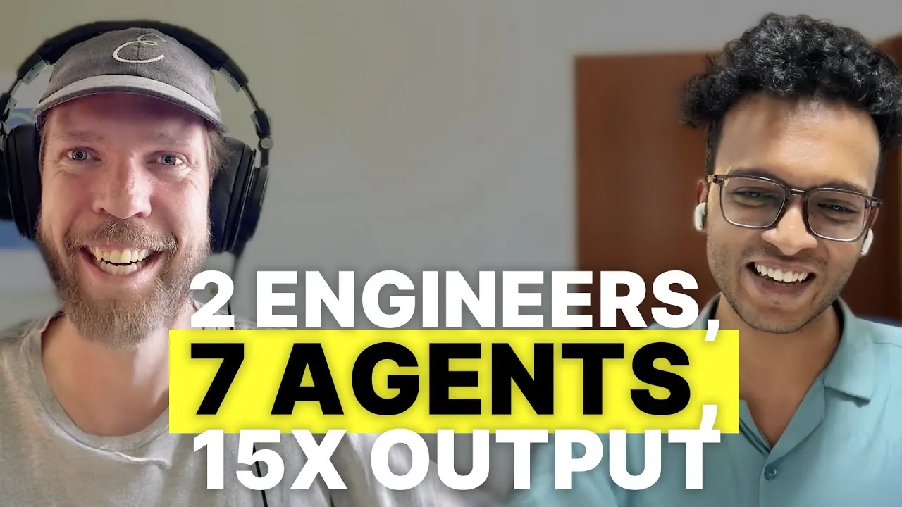 Two engineers collaborating on a high-efficiency workflow