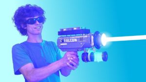 World’s strongest handheld laser device with 250 watts of power