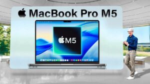 2025 MacBook Pro showcasing the powerful M5 chip for enhanced performance