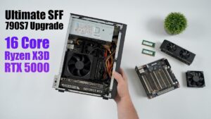 Compact 790S7 Mini Gaming PC with sleek design and powerful specs