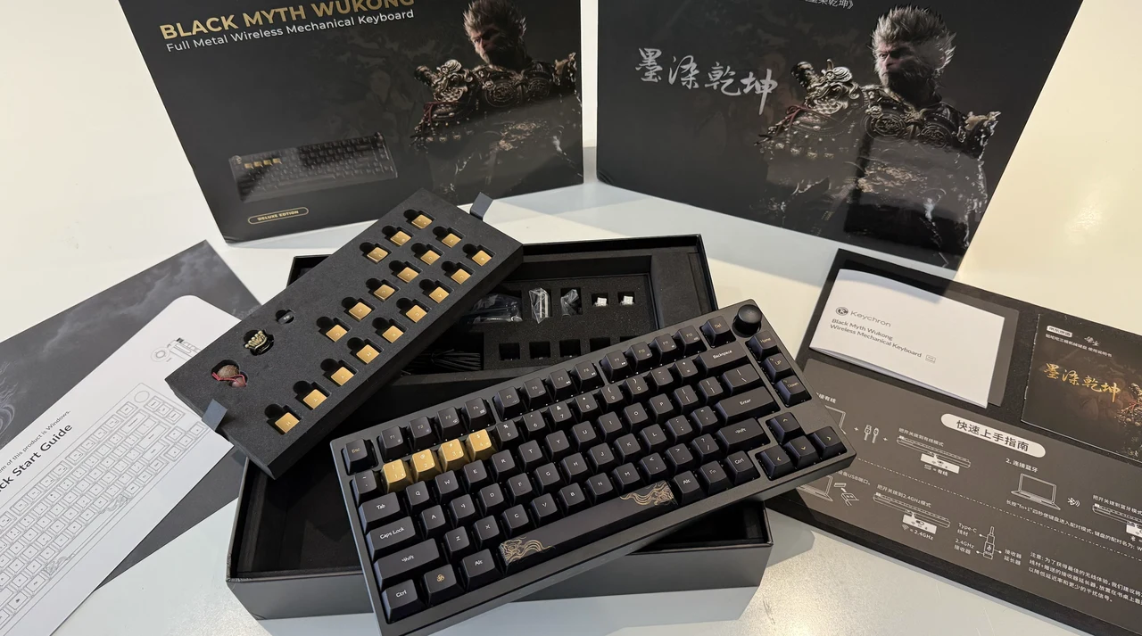 Deluxe Edition Black Myth Wukong Wireless Mechanical Keyboard Box 1