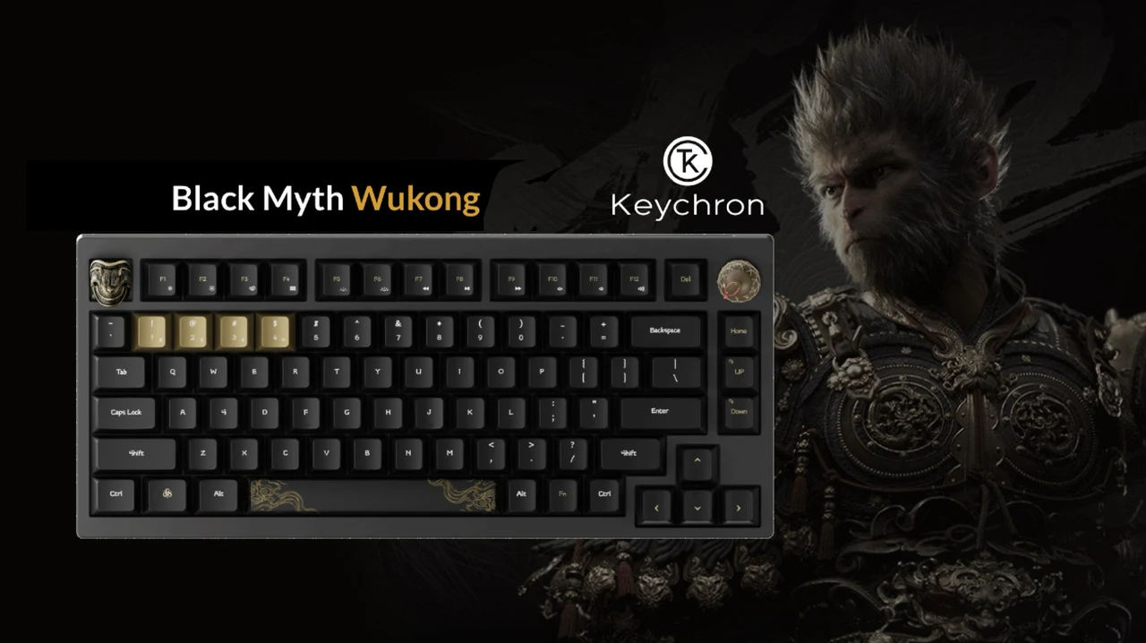 Keychron Deluxe Edition Black Myth Wukong Wireless Mechanical Keyboard