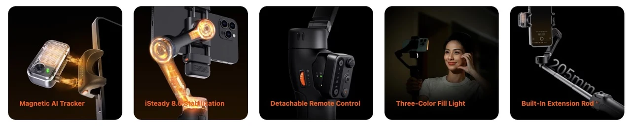 Hohem Isteady V3 Ultra Phone Gimbal Características