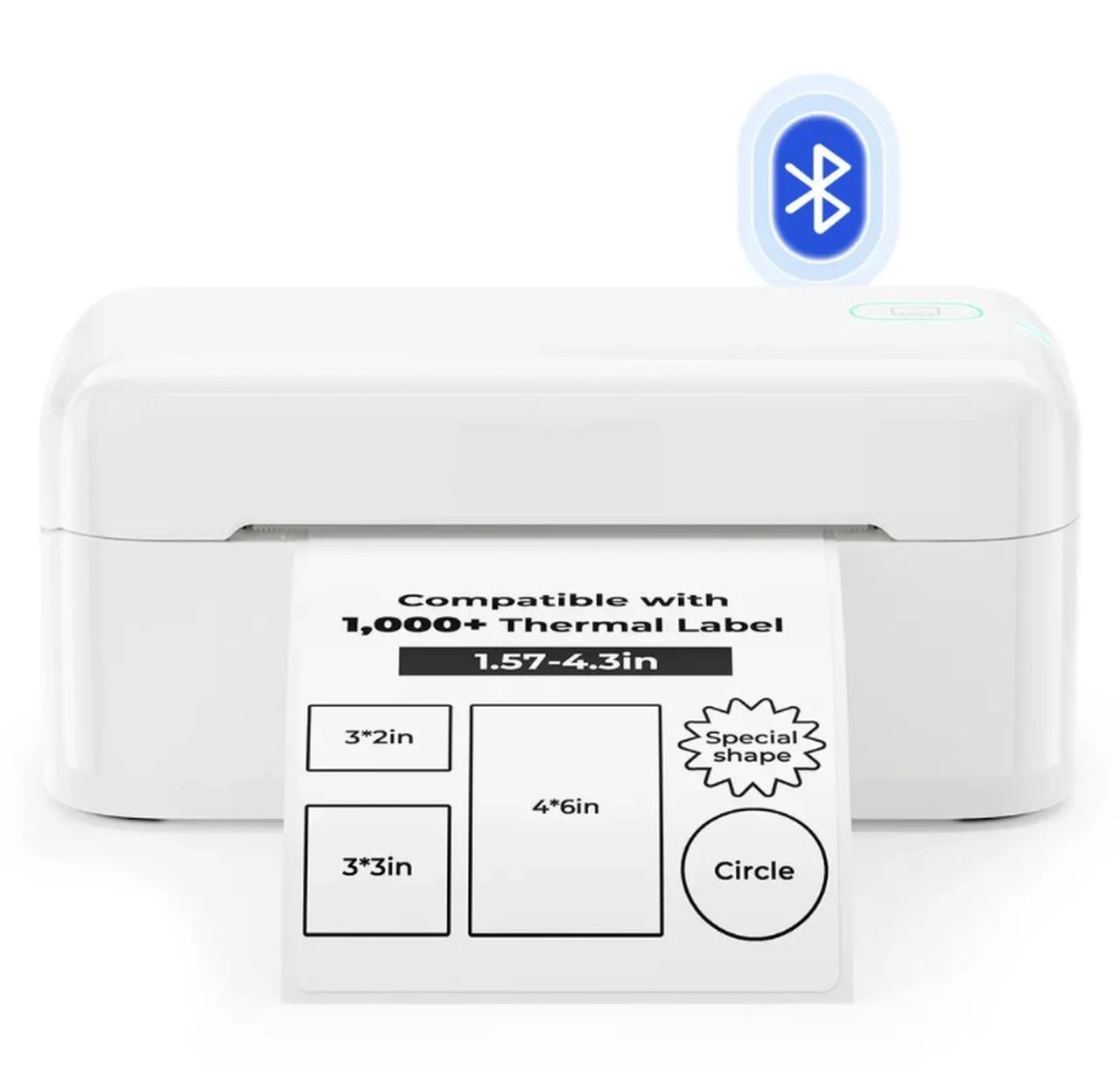 MUNBYN RealWriter 402B Compact Thermal Label Printer