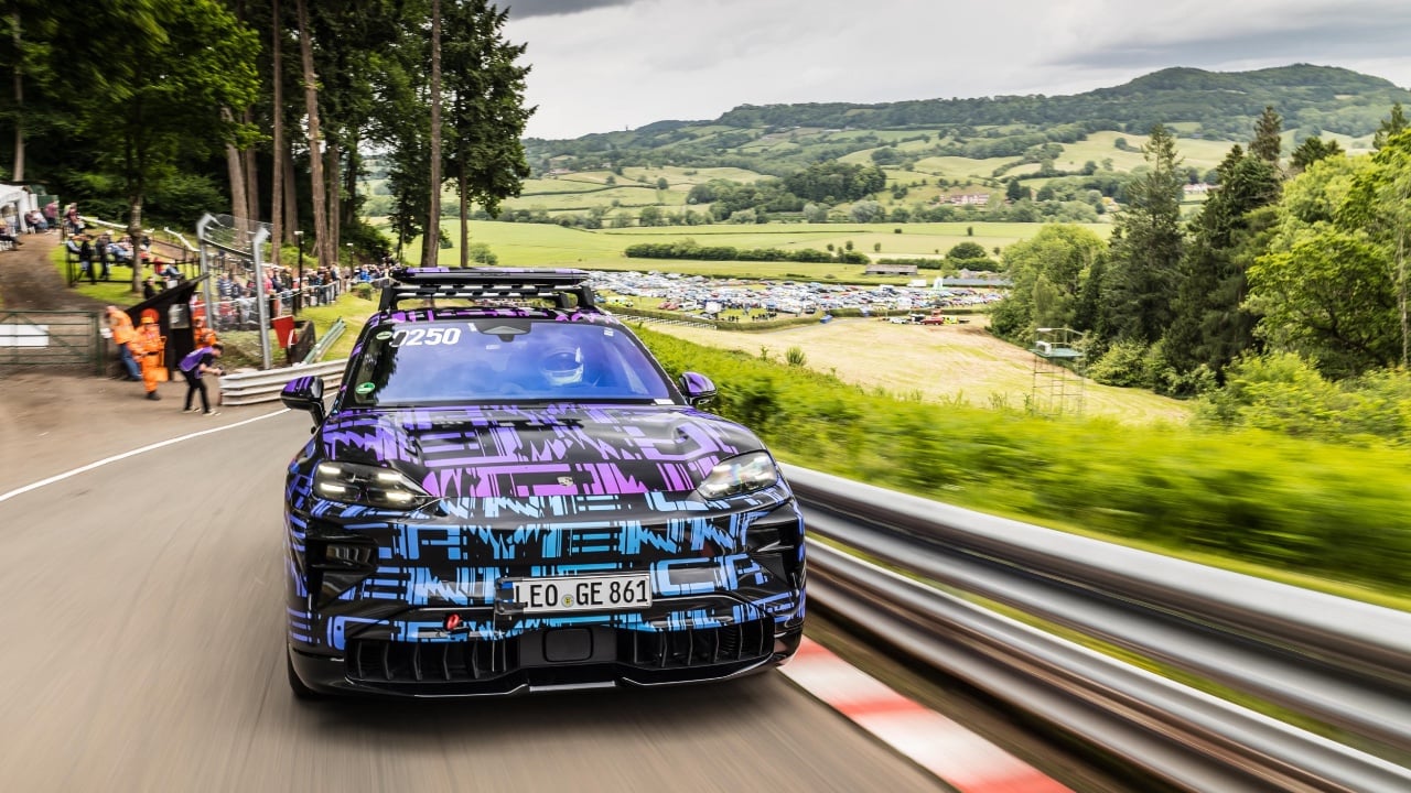 Porsche Cayenne Electric Prototype: Hill Climb Record