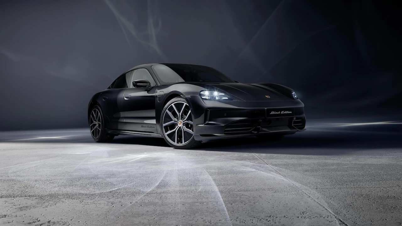 New Porsche Taycan and Cayenne Black Editions