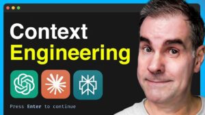 Illustration of AI tools enhanced by context engineering for smarter performance