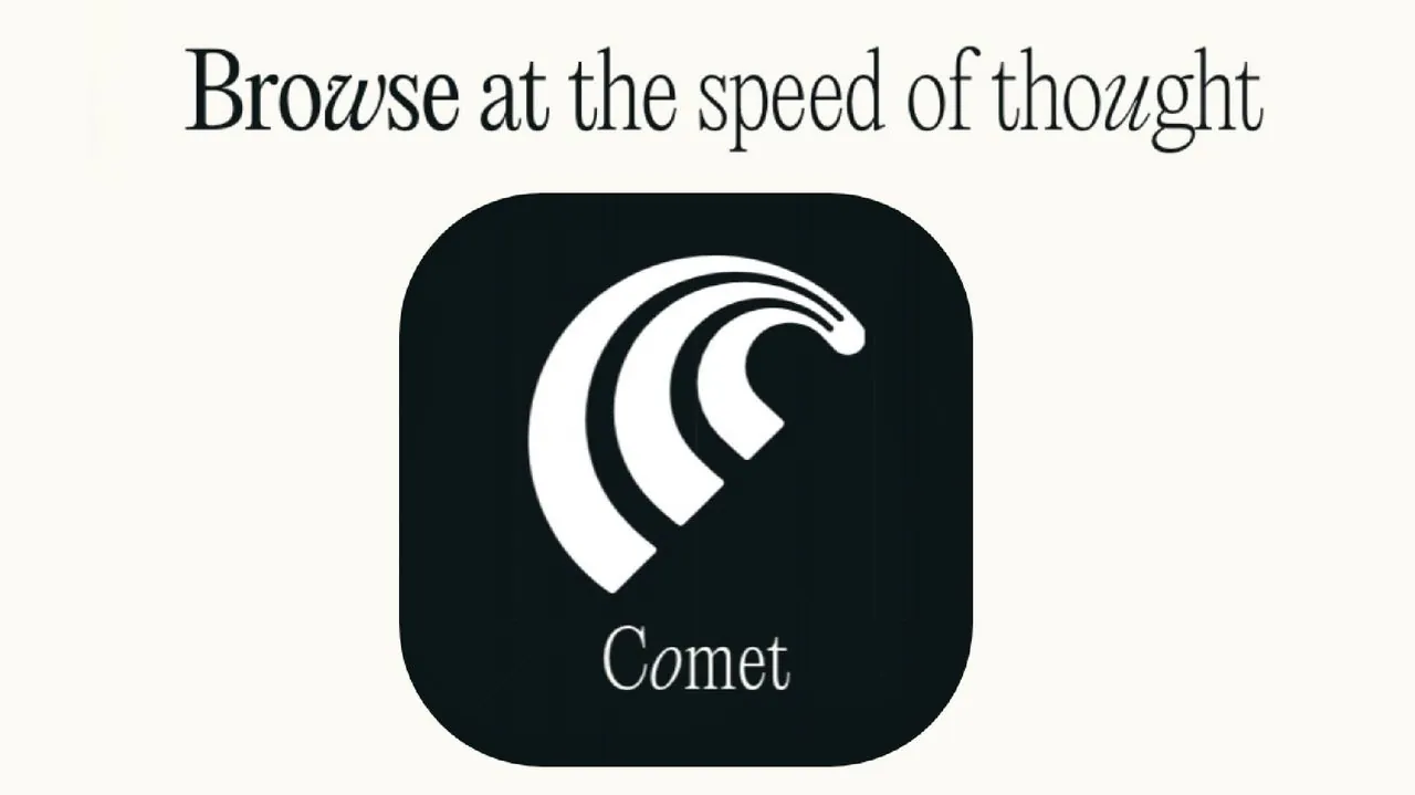 Tools and productivity options available in the AI-powered Comet browser